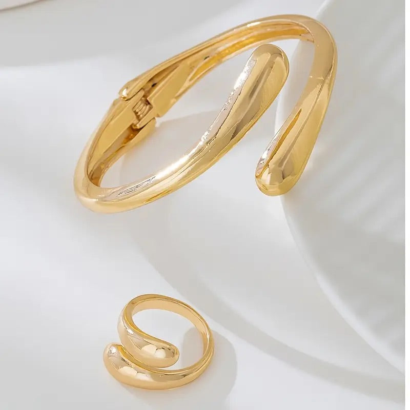 4-teiliges Regal-Strass-Brautset